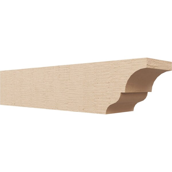 Ekena Millwork 6in. W x 6in. H x 28in. L Asheboro Woodgrain TimberThane Rafter Tail, Primed Tan RFTUR06X06X28ASHRCPR - main